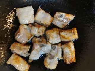 四季豆烧排骨 