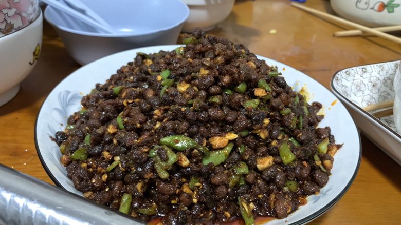 自制拌面豆豉酱 